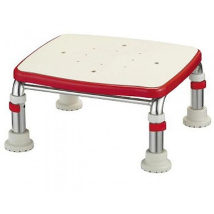 安寿 ステンレス製浴槽台R「あしぴた すべり止めシートタイプ(ミニ)15-20 536-464 レッド 228051 S0341