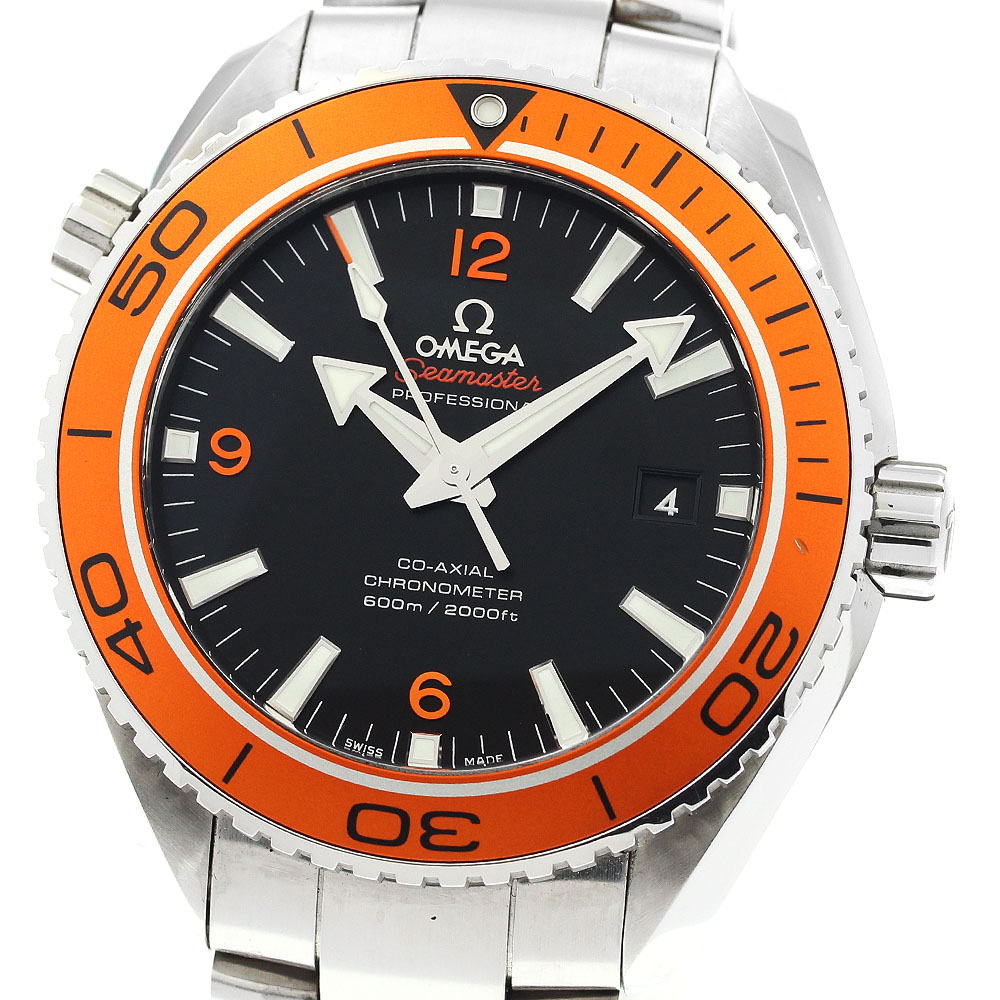 オメガ OMEGA 232.30.46.21.01.002 シーマスター プラネットオーシャン600M コーアクシャル 自動巻き メンズ 美品 保証書付き_869102【中古】