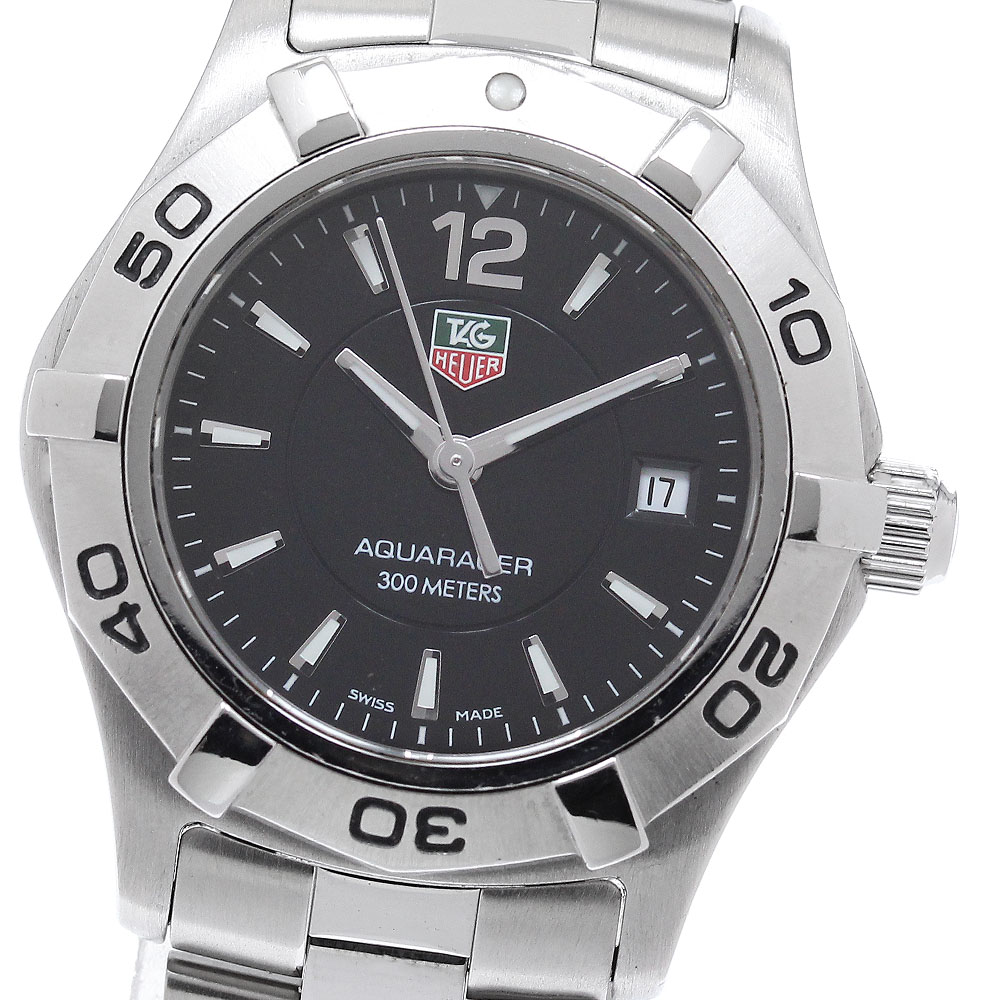 タグホイヤー TAG HEUER WAF1410 アクアレーサー デイト クォーツ レディース _954195【中古】