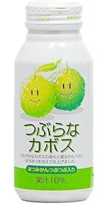【送料無料】JAフーズ大分 つぶらなカボス 190g60本/2ケース