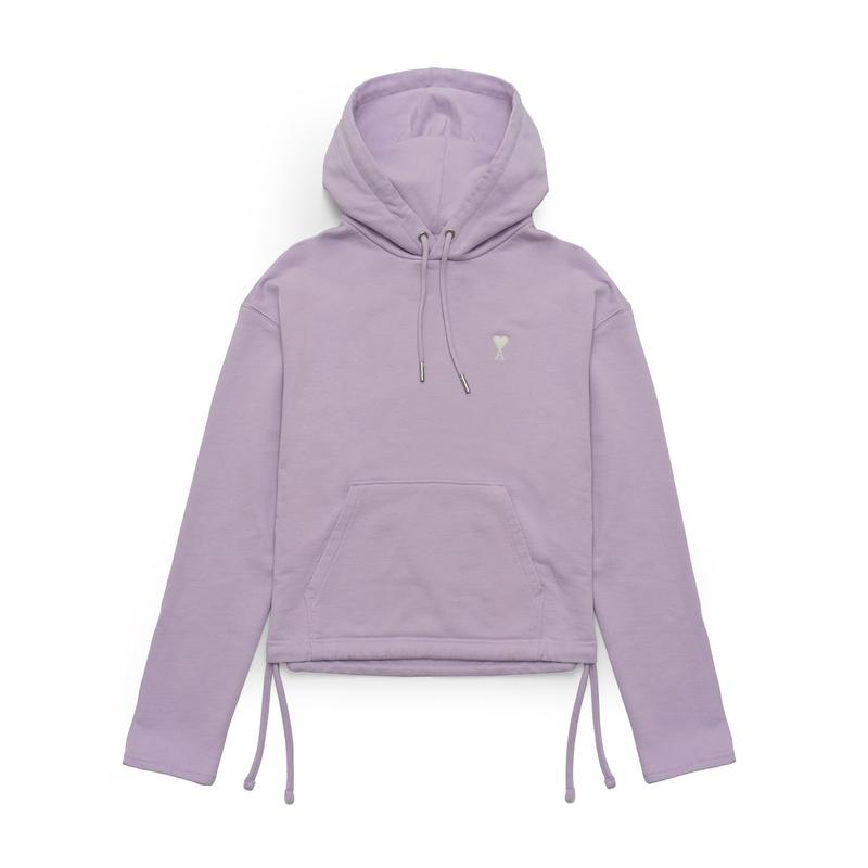 女性コットンフーディライラックFSW260-730-504