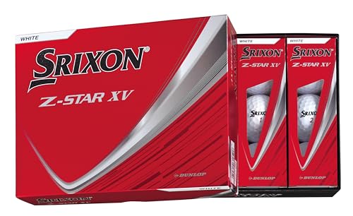 ダンロップゴルフボール SRIXON Z-STAR XV 2025年モデル 1ダース(12個入り) ホワイト