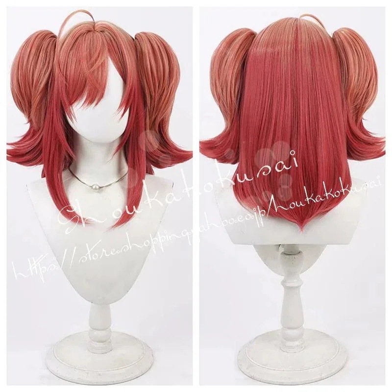 hololive DEV_IS ホロライブ Vtuber 一条莉々華 いちじょうりりか コスプレ ウィッグ コスチューム用小物 耐熱 かつら コスプレ 日常 ハロウィン クリスマス