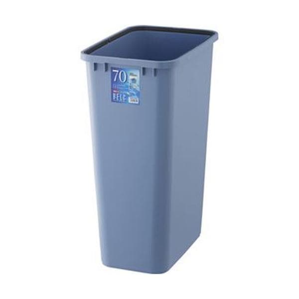 （まとめ）リス ベルク 角型 70L 本体 ブルーDS-920-023-3 1台（フタ別売）(×3セット)