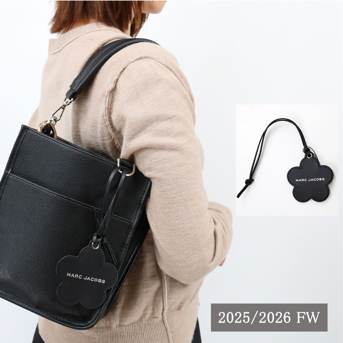 MARC JACOBS マークジェイコブス バッグチャーム 2F5SCH010S02 ザ モノグラマブル デイジー ギフト プレゼント ブランド