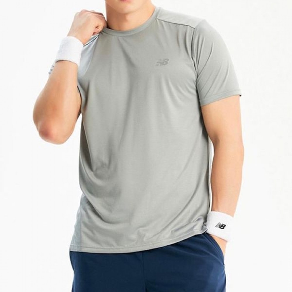 [ニューバランスシューズ] ニューバランス M ランニングベーシックフィット半袖Tシャツ NBNEE2P161-35