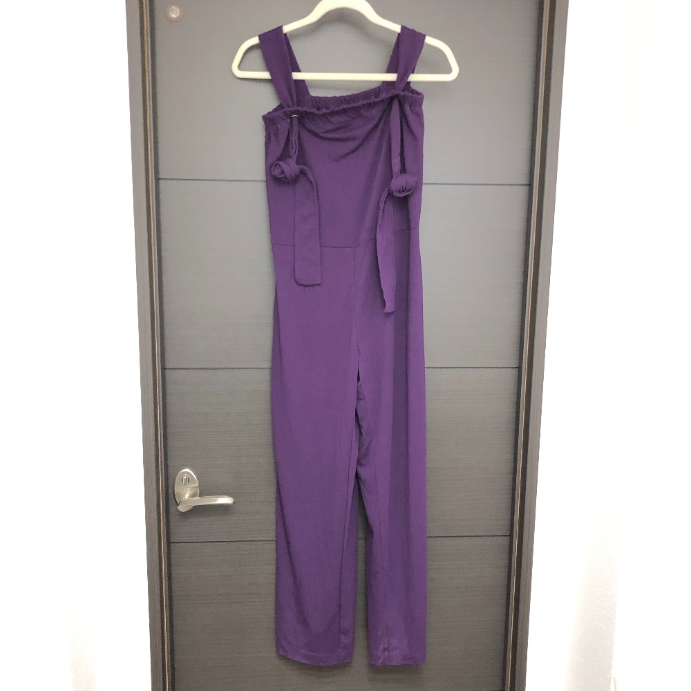 PAMEO POSE パメオポーズ ワンピース 231710302701 オールインワン ワンピース キャミソール ポリエステル パープル