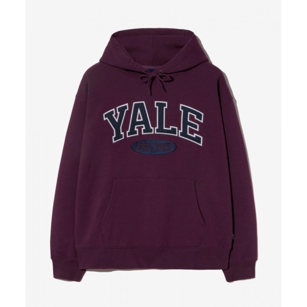 YALE ツートーンアーチフード_ワイン