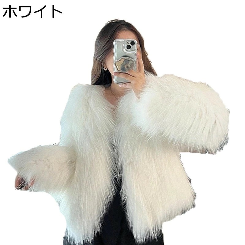 冬服 ジャケット レディース ファーコート 秋服 冬服 丸首 シャギー フェイクファーコート ファージャケット ボアブルゾン ボアジャケット コート モコモコ い 保温性 お出かけ 普段着