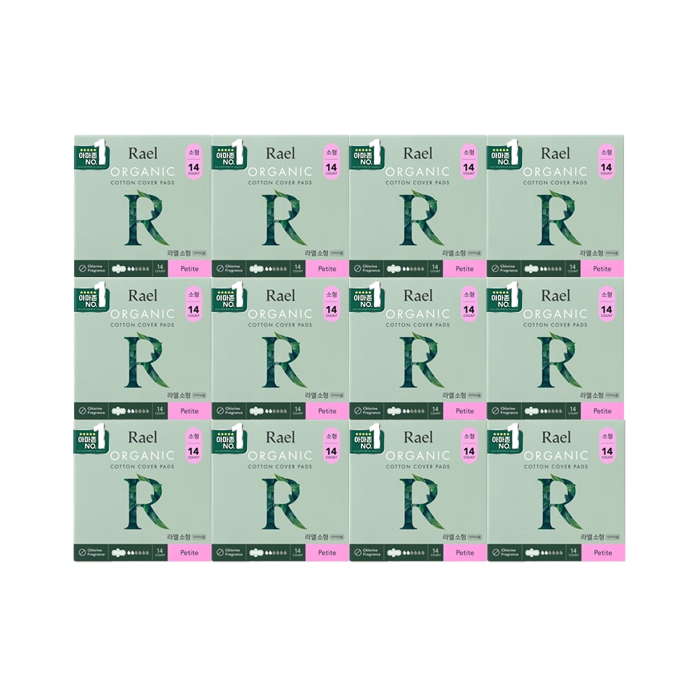 [12パック]ラエルオーガニック純綿カバー生理用ナプキンセット