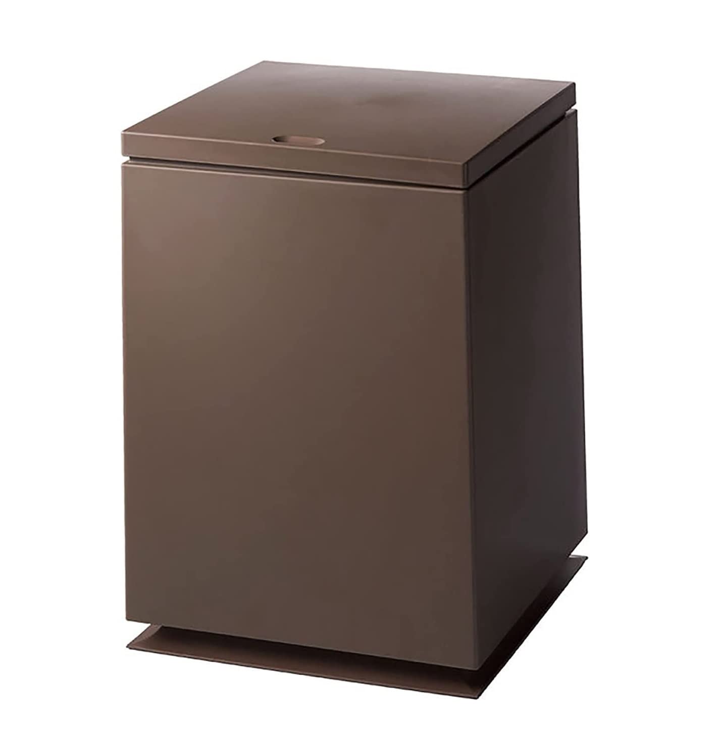 ごみ箱ダストボックス キッチン リビング 洗面所 ゴミ箱の正方形の形のプラスチック リサイクルのゴミ箱は破裂音のふたのくず入れのゴミ箱が付いています ゴミ箱垃圾桶ごみ箱車用ゴミ箱(C)