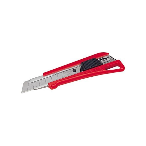 （まとめ） タジマ カッター 内蔵ロック25 レッドLC520RBL 1個 (×10セット)