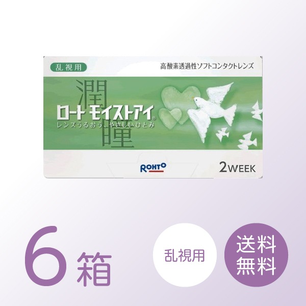 ロートモイストアイ乱視用 6箱セット (1箱6枚) ロート 2ウィーク 2week コンタクトレンズ