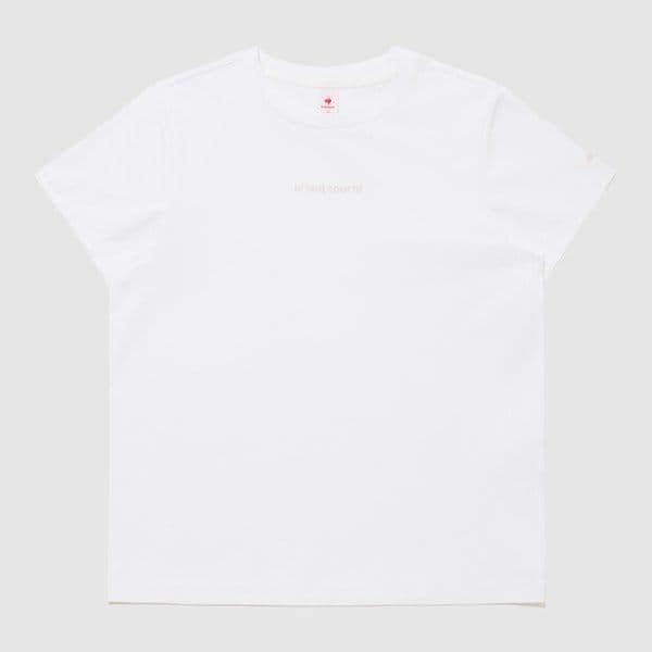 女性ルフレッシュベーシック半袖Tシャツ (QR122ORS13_OWT)