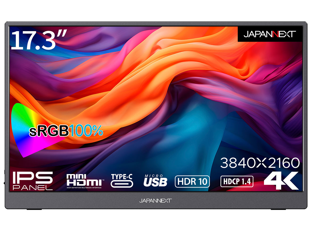 JN-MD-IPS173UHDR [17.3インチ] モバイルモニター