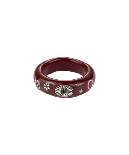 NFF benthic ring burgundy ベンシックリング バーガンディ 韓国アクセサリー 正規品 レディース 指輪