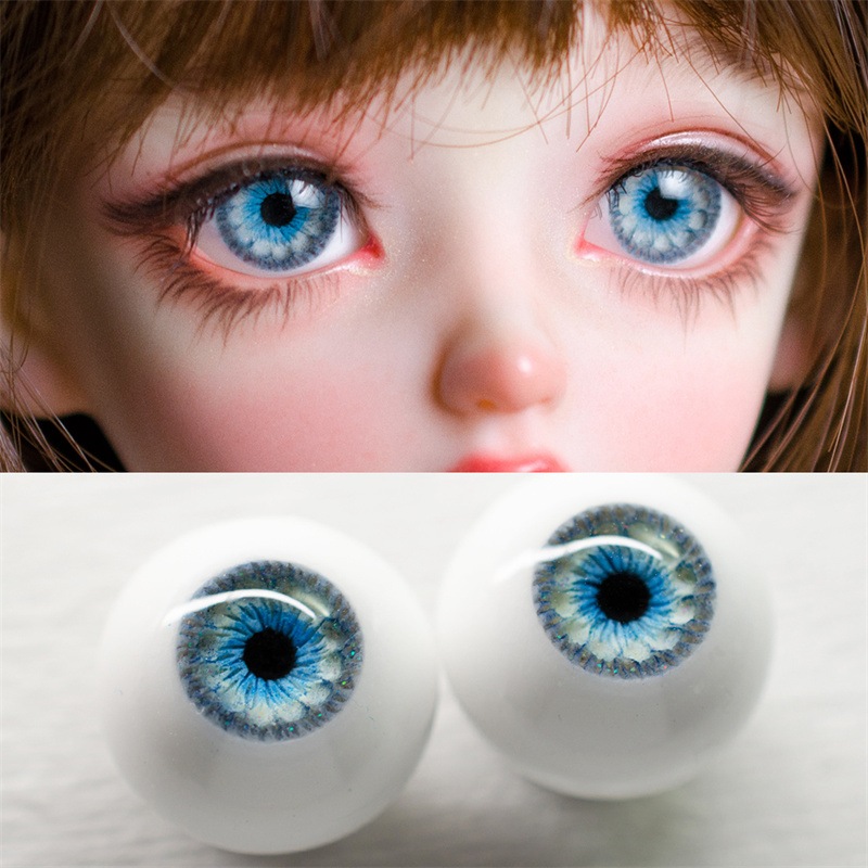 BJD ドールアイ ドール用 レジンアイ 『晴藍』 石膏アイ 10/12/14/16/18/20/22/24mm SD/MSD/幼SD球体関節人形用アイ