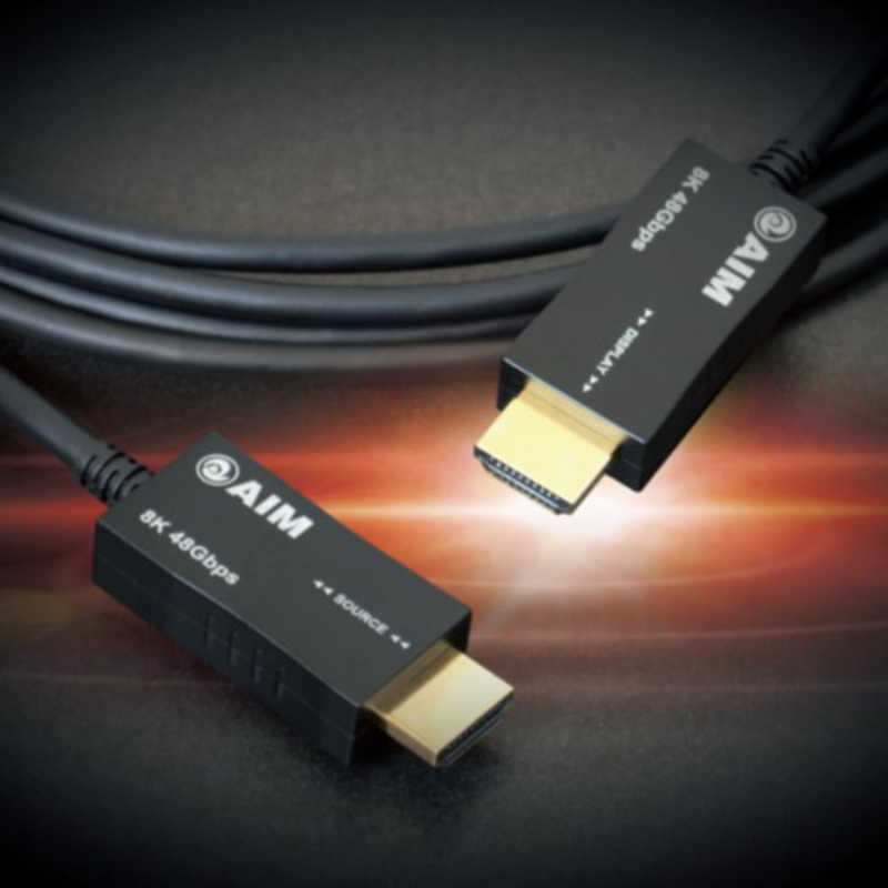 エイム電子　HDMI レーザーケーブル AIM ブラック ［1.5m /HDMIHDMI /スタンダードタイプ］　LS-A015