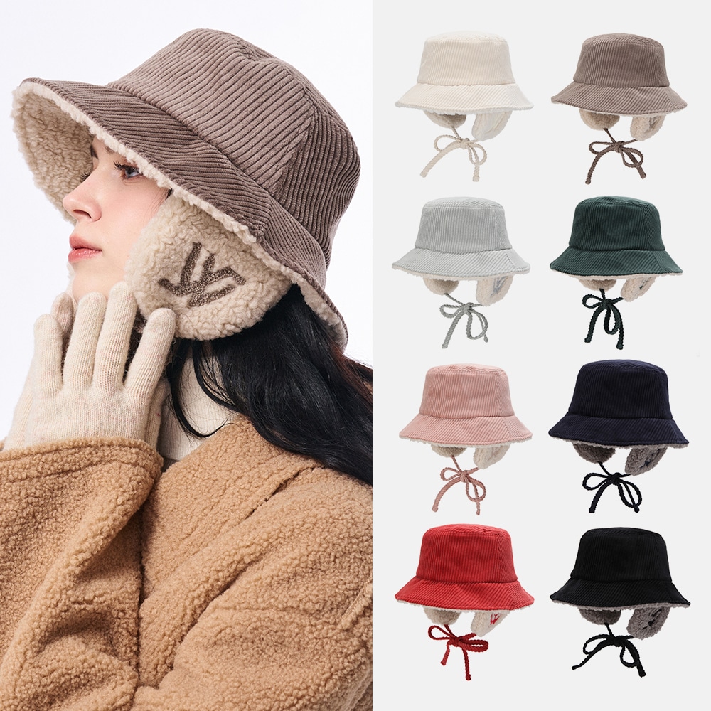 コーデュロイ イヤマフ バケットハット マンスター (8colors)