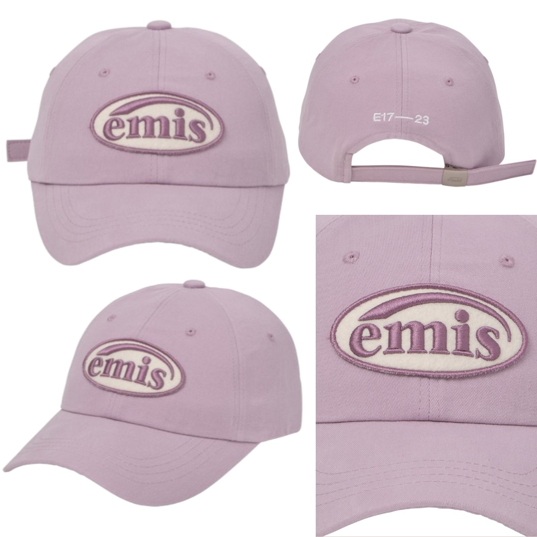 ★Hello Sunrise★ Washed OG Logo Ball Cap_Coral Pink ☆Hello Sunrise☆ Washed OG Logo Ball Cap_Coral Pink (Hello