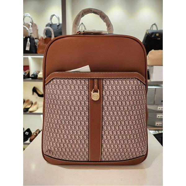 [] 女性コーティングレザーバックパック(ECESHB666BR) (P003690137)