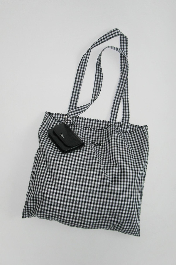 Qoo10 シヌーン Logo Lace EcoBag 飾りな