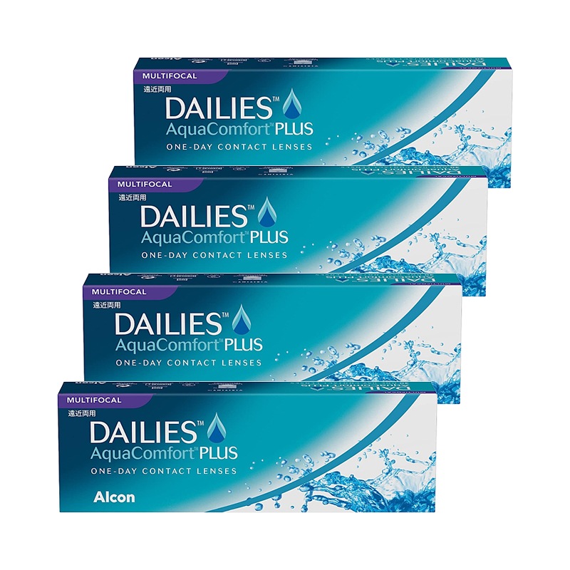 30枚入 [ 4箱 ] 遠近両用 デイリーズアクア コンフォートプラス マルチフォーカル