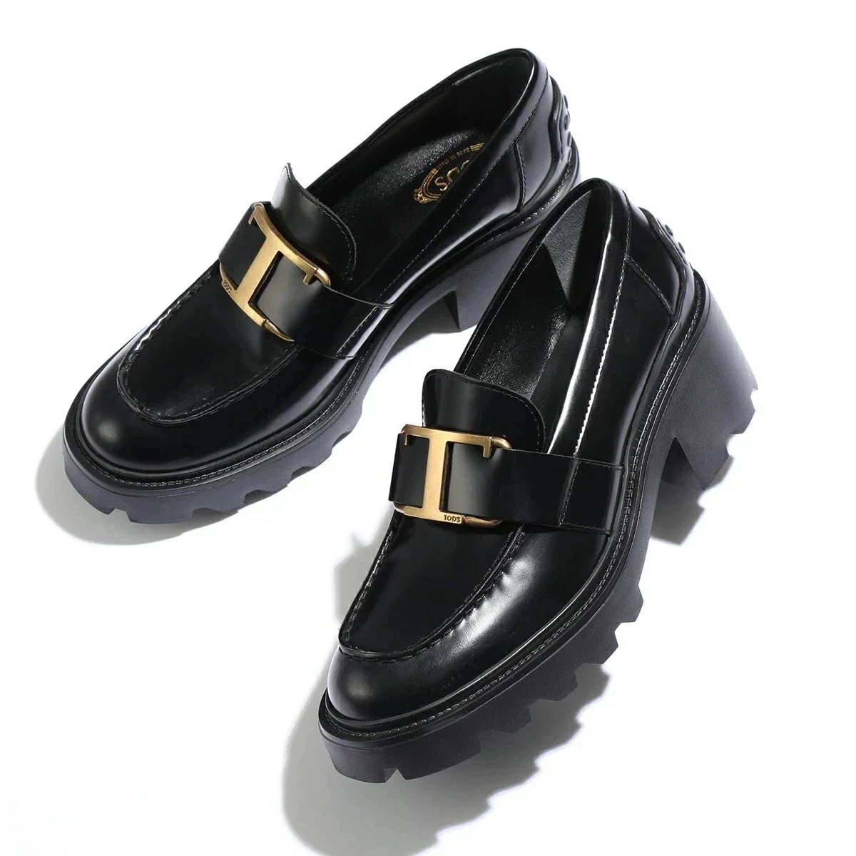 TODS トッズ ローファー XXW08D0EU50SHA レディース レザー T TIMELESS Tタイムレス ヒールローファー シューズ 靴 B999/N