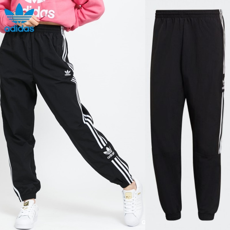 [ADIDAS] アディダス レディーズパンツ ロックアップ トレフォイル パンツ 黒 / LOCK UP TRACK PANTS