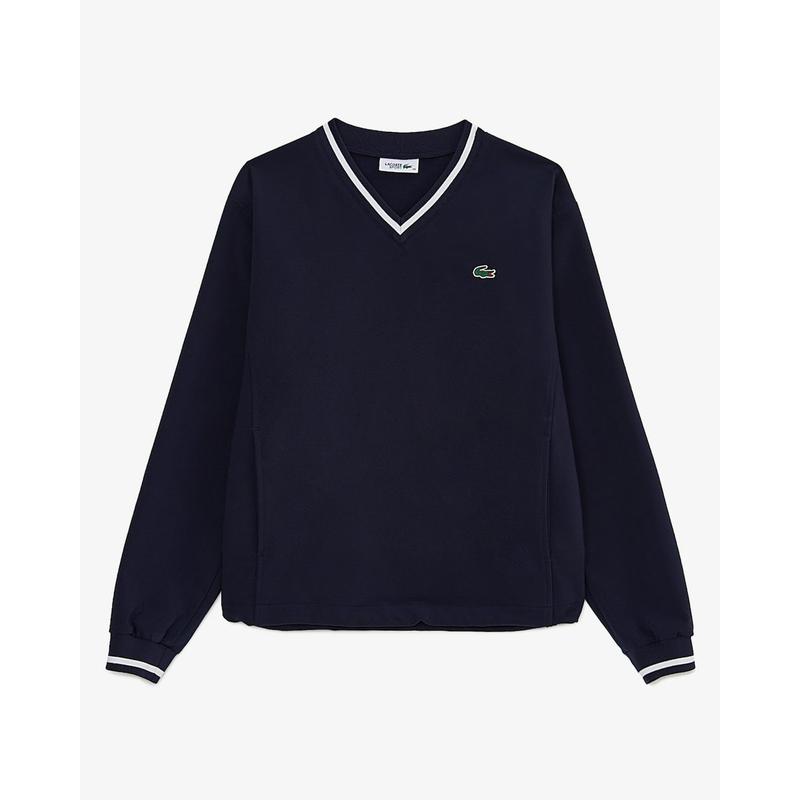 女性ウーブンナイロンVネック スウェットシャツ SF901E-55N