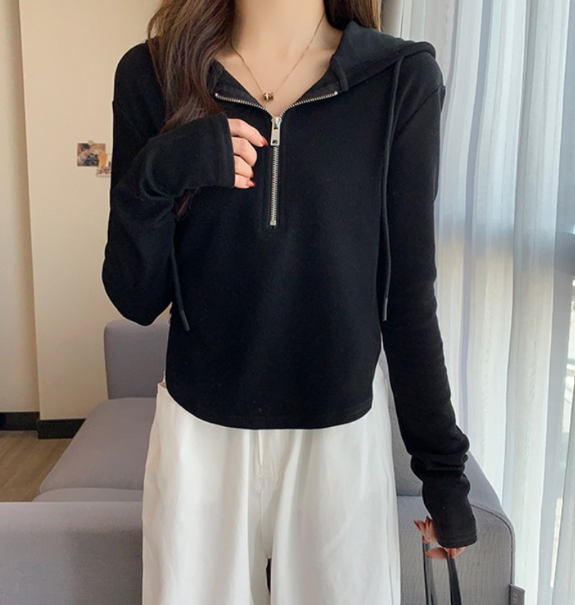 トップス デート パーカー 長袖 フード付き 薄手 コットン 可愛い きれいめ 上品 おしゃれ かっこいい 可愛い ラブリー キュート ガーリー クール モード系 セクシー エレガント 存在感