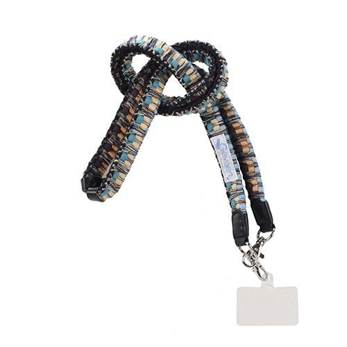 Gevaert スマートフォンストラップ ビビッドシャギー イエロー/オレンジ