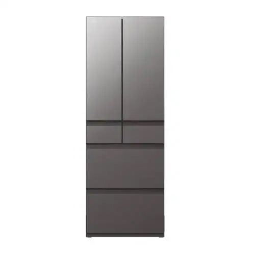 【無料長期保証】日立 冷蔵庫 540L 観音開き 6ドア 幅65cm 真空氷温ルーム らくうま高鮮度 R-HZC54Y グレー系