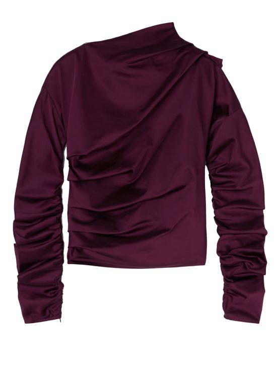 GANNI Women Tops W1050 07H BORDEAUX