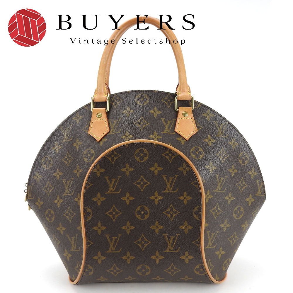 中古 ハンドバッグ エリプスMM M51126 モノグラム ブラウン ゴールド金具 カジュアル レディース 女性