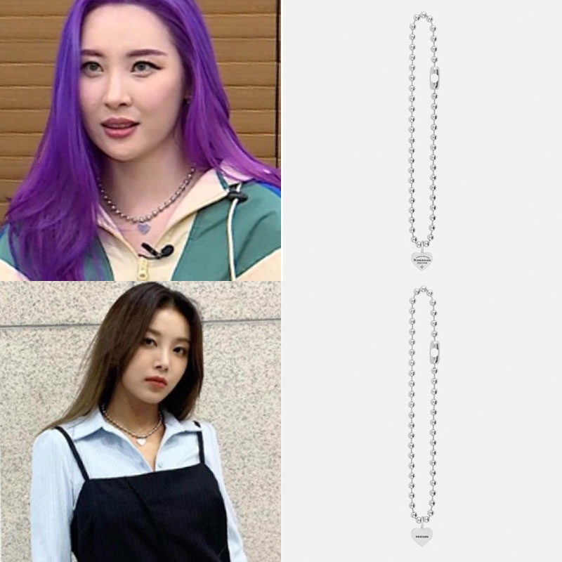 [ソンミユビンITZYイェジ着用] BIG LOVE NEC/韓国女性アクセサリー/韓国ファッションスタイル/SNS人気/韓国ジュエリー/芸能人着用アクセサリー/デイリーアイテム/トレンドアクセ