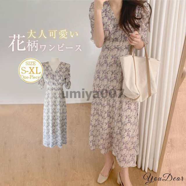 ワンピース 夏 レディース 半袖 ５分袖 ロングワンピース 花柄ワンピース レディース エスニック柄 総柄 ワンピ 体型カバー 大人 可愛い