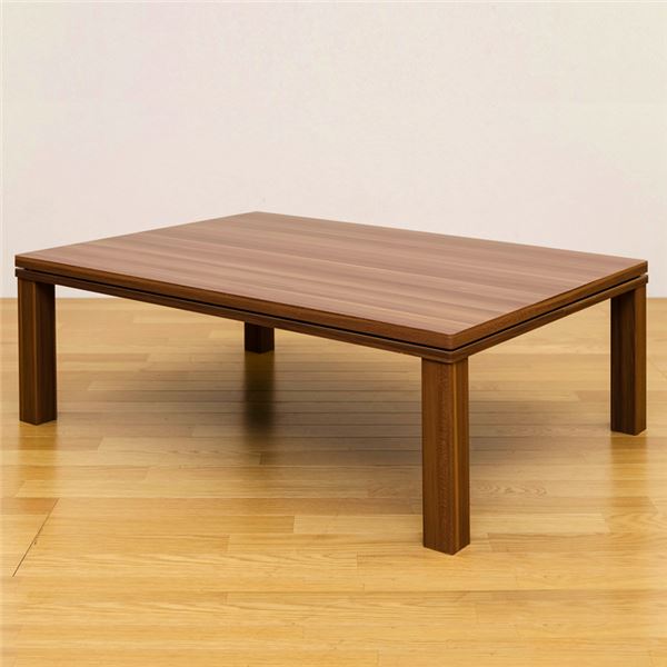 NEW ファッションコタツ 長方形 約105x75cm WAL（ウォールナット） 組立品