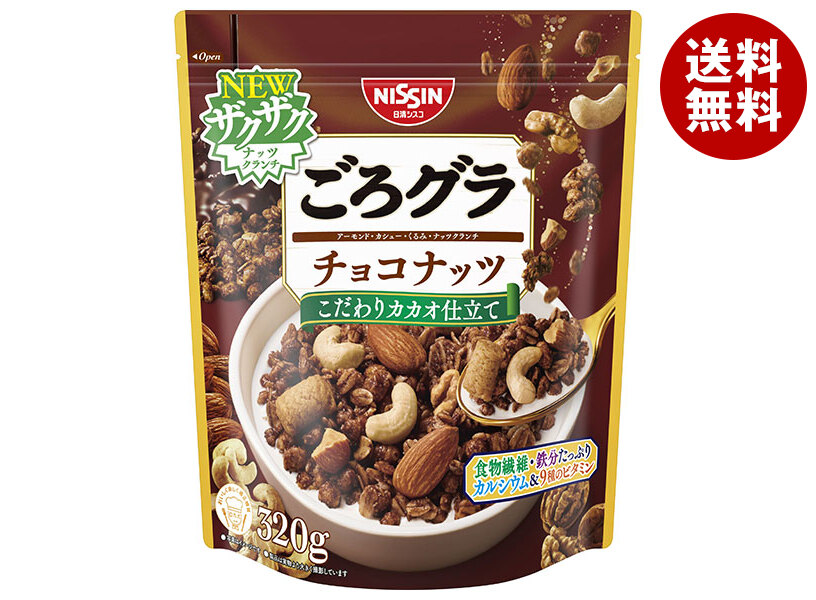 日清シスコ ごろグラ チョコナッツ 320g×6袋入×(2ケース)