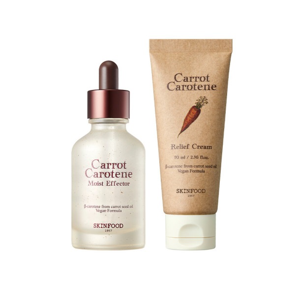 (SET/アンプルミニ5種贈呈) キャロット カロチン モイスト エフェクター+クリーム