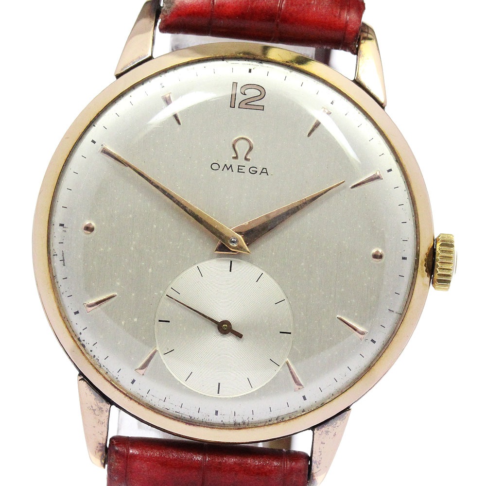 オメガ OMEGA K18PG スモールセコンド cal.265 手巻き メンズ _799615【中古】