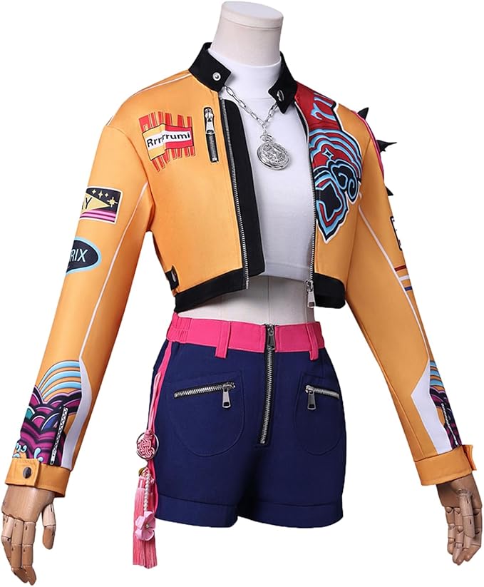 K-POP ガールズ！風 デーモン・ハンターズ風 コスプレ衣装 ゾーイ風 ミラ ルミ風 仮装 変装 演出服 クリスマス ハロウィンコスプレ衣装 イベント 仮装 文化祭 学園祭 誕生日 プ 5,621円