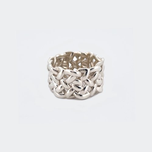【SCUDO】 twist square tube ring 正規品