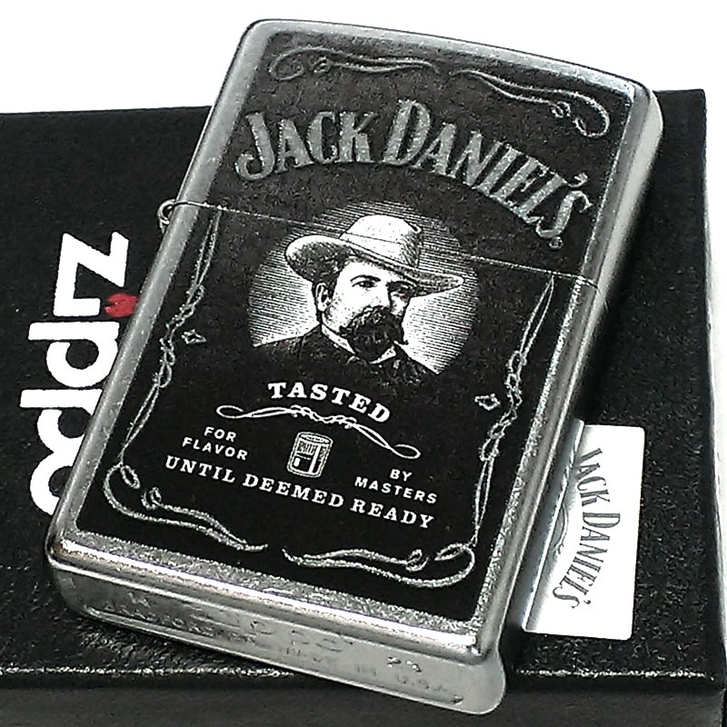 ジッポ JACK DANIELS ZIPPO ライター シルバー かっこいい ジャックダニエル ロゴ アメリカテネシー州 お酒 テネシーウイスキー おしゃれ 渋い メンズ レディース ギフト