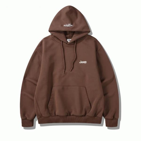 JEEP 男女共用 ルーズフィット パーカー フード付き__A JQ1THU011_