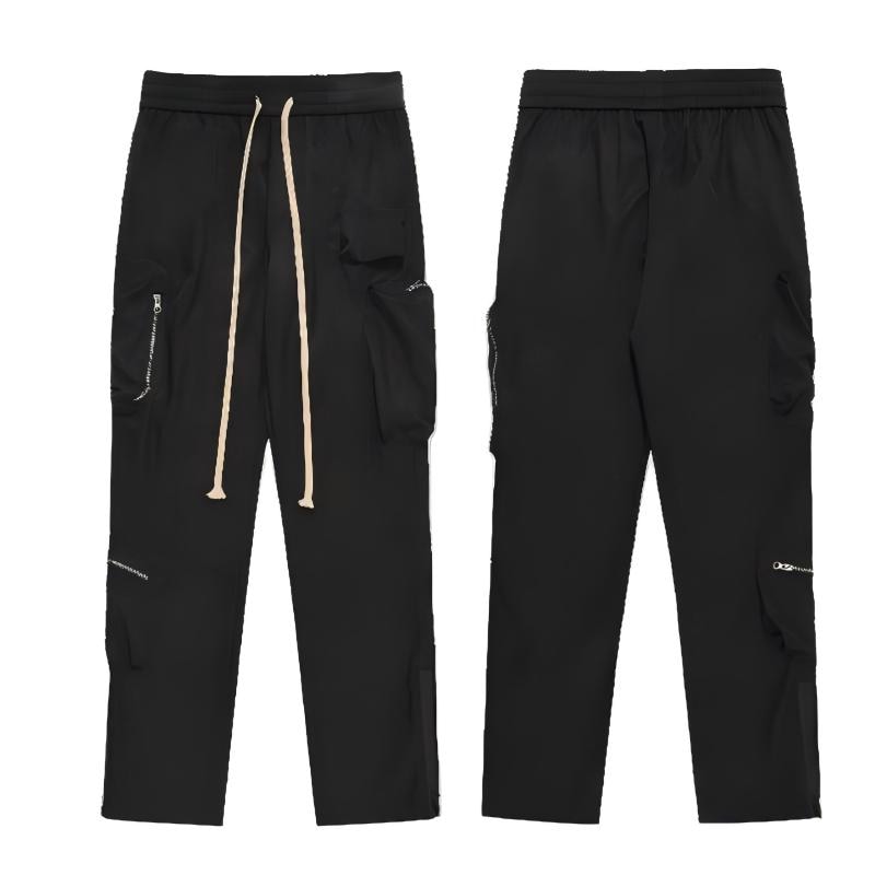 トレーニングボトムス ユニセックス ロングパンツ ドローストリング スウェット パンツ ブラック 5,440円