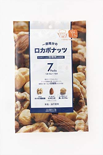 デルタ １週間分のロカボナッツ ３０ｇｘ７袋【５個セット】