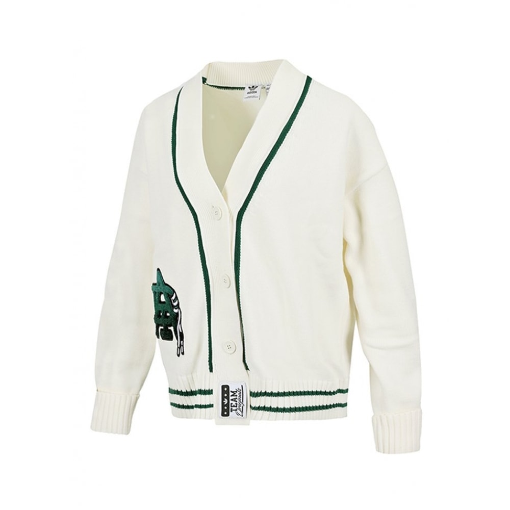 アディダス W MC カーディガンオーバーサイズニット