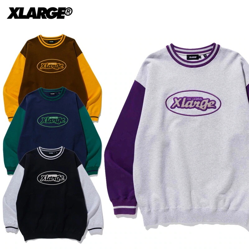 エクストララージ RETRO CREWNECK SWEAT クルー スウェット トレーナー メンズ