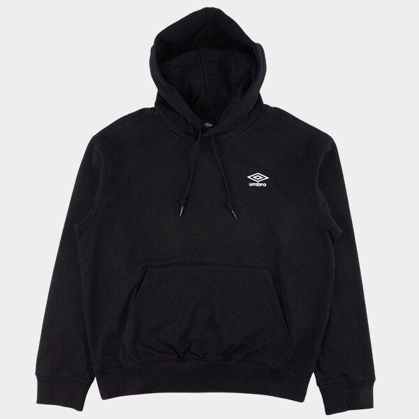 エッセンシャル スモールロゴ フード付きスウェットシャツ UQ123CHD19 BLK